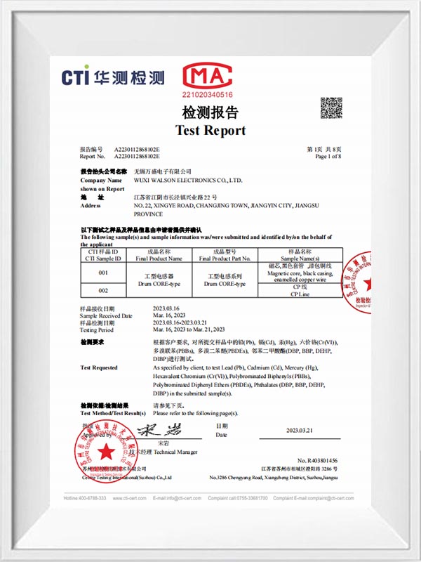 CTI Test Report