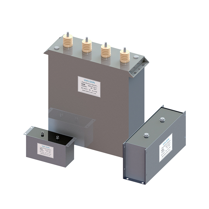 WDB series Dry Type DC-Link Capacitor for Power Electronics (Steel Case)