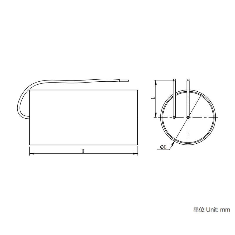 WPP series Metallized Polypropylene Film Pulse Capacitor